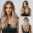 Long Curly Synthetic Lace Wigs Brown Blonde Wig Women Afro Curly Lace Hair