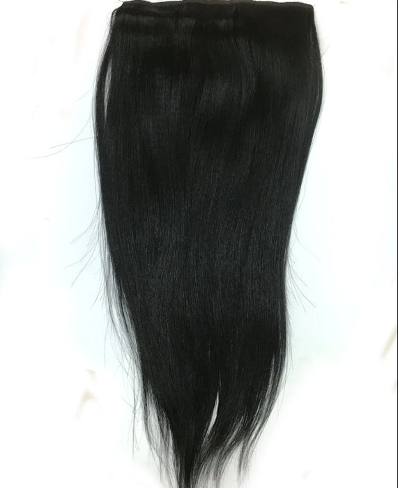 Raw cuticle aligned straight hair clip ins extensions