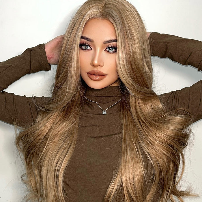 Synthetic Blonde Wig for Women Natural Hair Wig  Wigs Heat Resistant