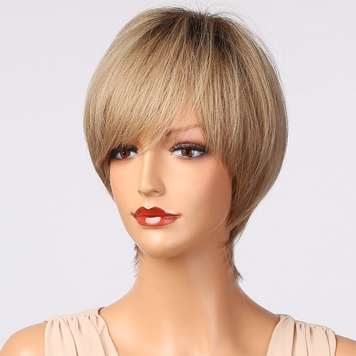 Synthetic Wigs With Bangs Natural Daily Wigs for Women Afro Wig Synthetic