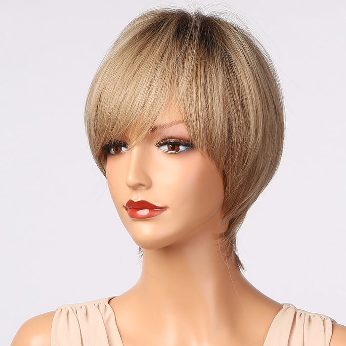 Synthetic Wigs With Bangs Natural Daily Wigs for Women Afro Wig Synthetic