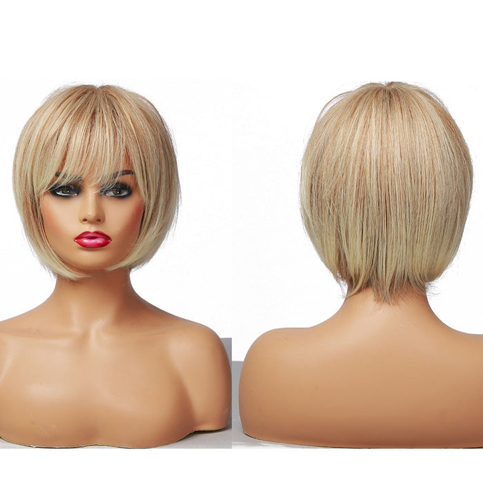 Synthetic Wigs With Bangs Natural Daily Wigs for Women Afro Wig Synthetic