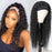 Headband Wig Human Hair For Black Water Wave