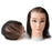 Tinashe Beauty Male Bald 100% Human Hair Mannequin Head with Real Hair Practice Training Head Barber Hairdressing Manikin Doll