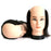 Tinashe Beauty Male Bald 100% Human Hair Mannequin Head with Real Hair Practice Training Head Barber Hairdressing Manikin Doll