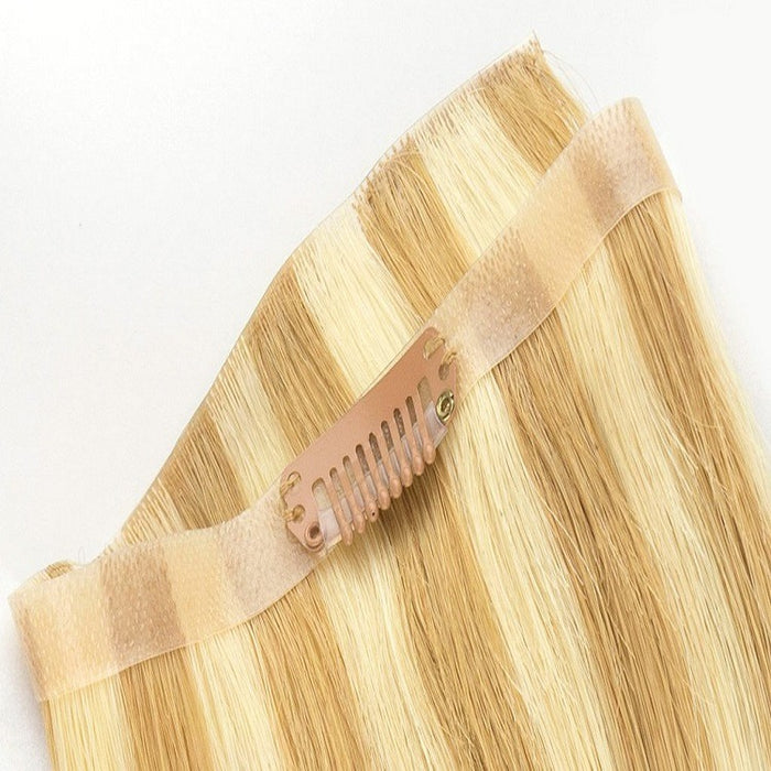 unprocessed raw hair straight seamless clip in hair