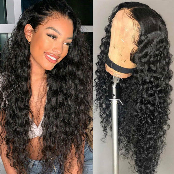 13*6 Long Lace Front Wigs Water Wave 36inch Long Human Hair Wigs