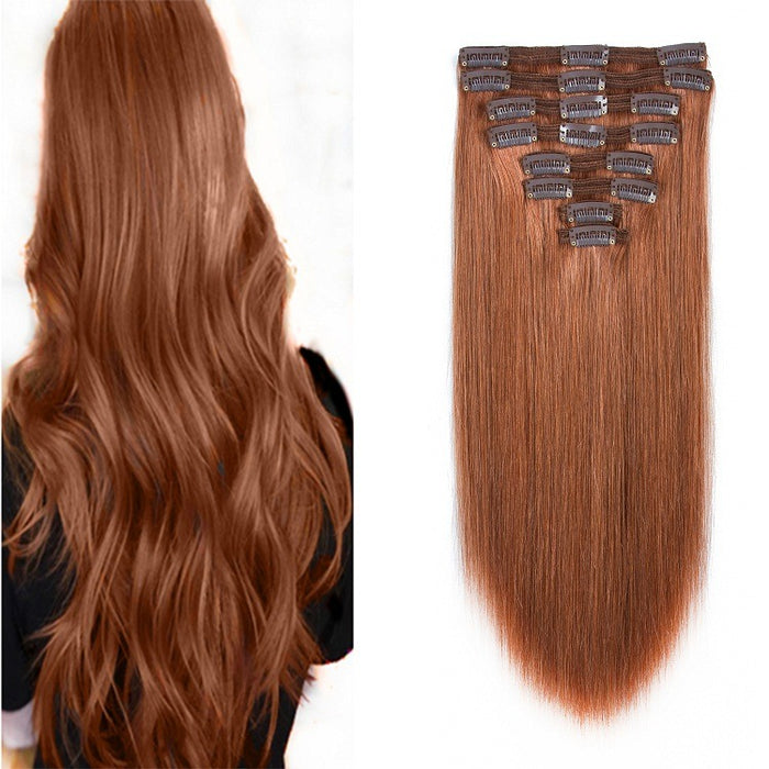 Wholesale 100 human hair extensions clip ins 1b