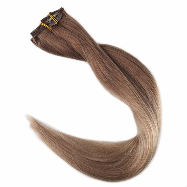 Wholesale virgin clip in extensions human hair