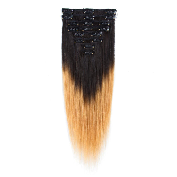 Wholesale virgin clip in extensions human hair