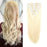 wholesale human hair double weft clip in human hair extensions