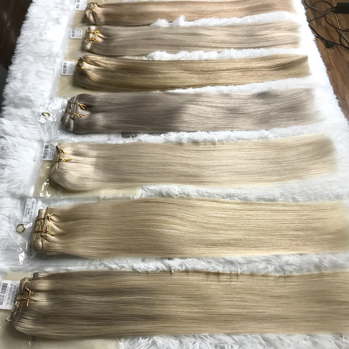 Hair Healthy Soft Virgin Hair Lace Clip In Human Hair Extensions