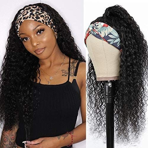 Headband Wig Human Hair For Black Kinky Human Hair Human Hair Headband Wig