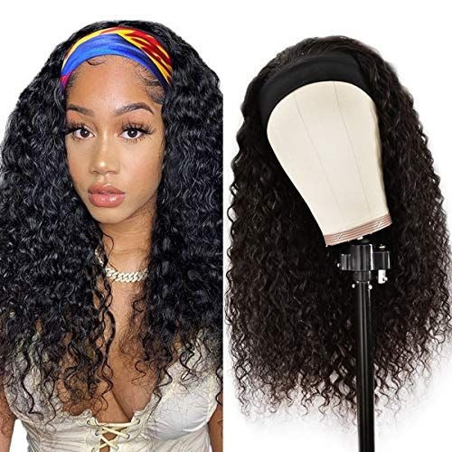 Headband Wig Human Hair For Black Kinky Human Hair Human Hair Headband Wig