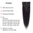 Wholesale human hair straight hair extensions with clip