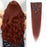 Wholesale human hair straight hair extensions with clip