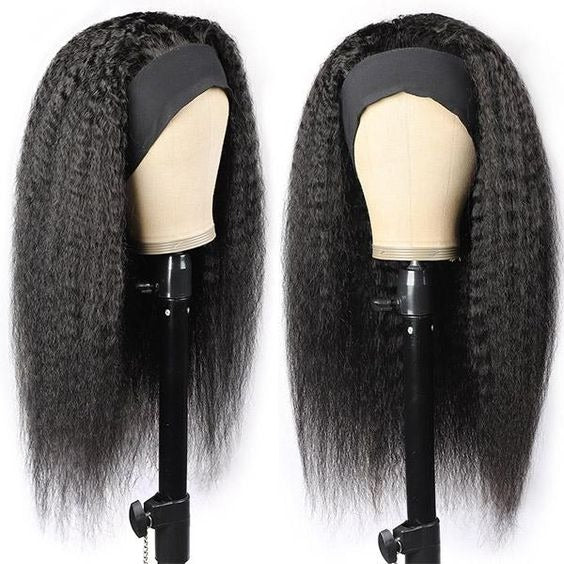 Headband Wigs for Black Women Human Hair Headband Wig Human Hair Wig