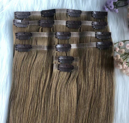 Hair clip in hair extension 100% high quality human hair