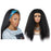 Headband wigs human hair wig with headband wigs for black women