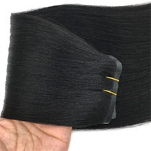 Cuticle Aligned Double Drawn hair Seamless Natural Human Hair Extensions 160g 20inch for beauty