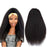 Human Hair Headband Wig Kinky Straight For Black Curly