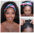 Human Hair Headband Wig Kinky Straight For Black Curly