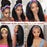 Human Hair Headband Wig Kinky Straight For Black Curly