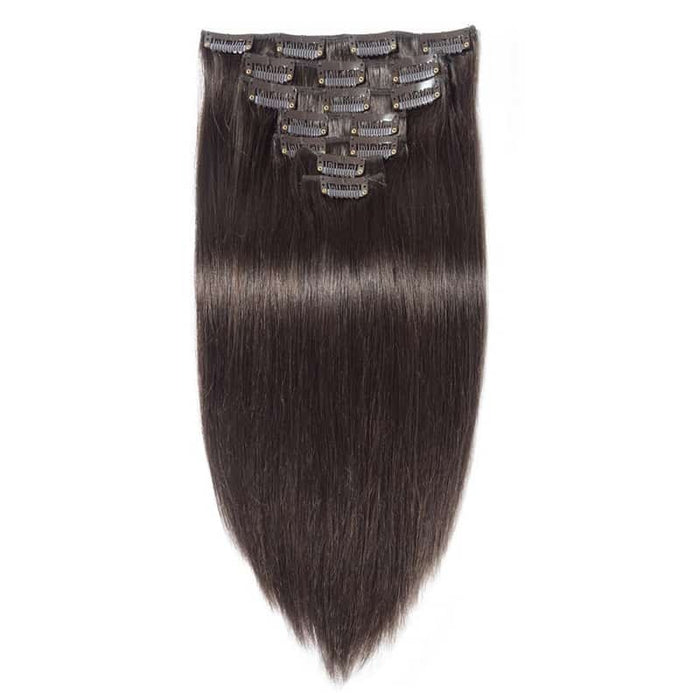 Wholesale virgin hair vendors cuticle aligned raw virgin clip in human hair